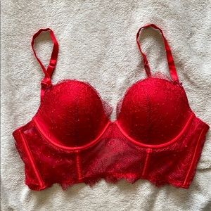 Red Victoria’s Secret “Very Sexy Demi” Bustier ❤️